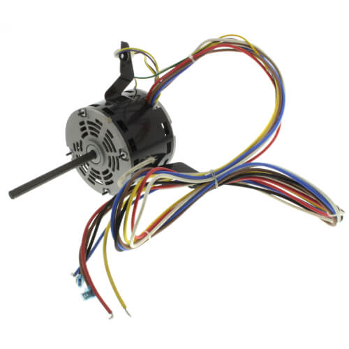 Packard 43785 blower motor - front view (Type: Permanent Split Capacitor; Voltage: 115V)
