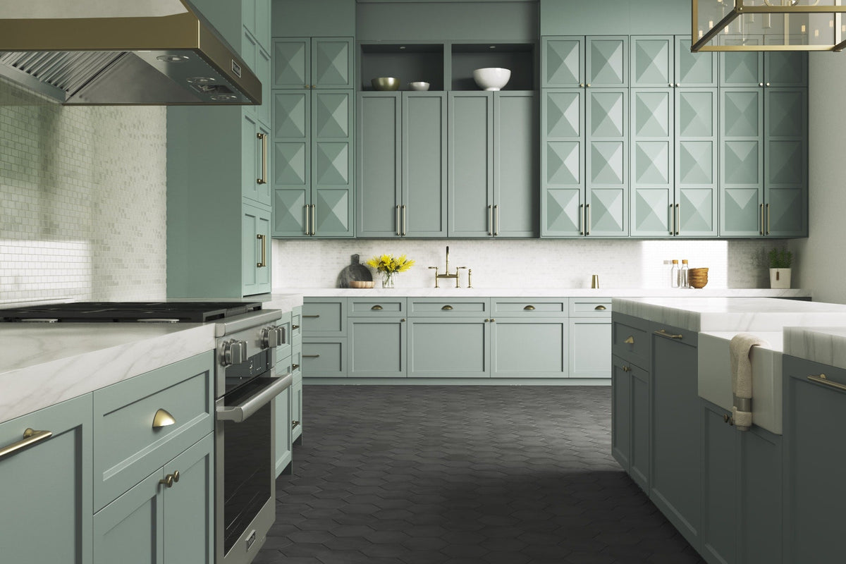 Satori Nouveau Nero 7-in x 8-in Matte Porcelain Encaustic Hexagon Floor and Wall Tile (0.28-sq. ft/ Piece)