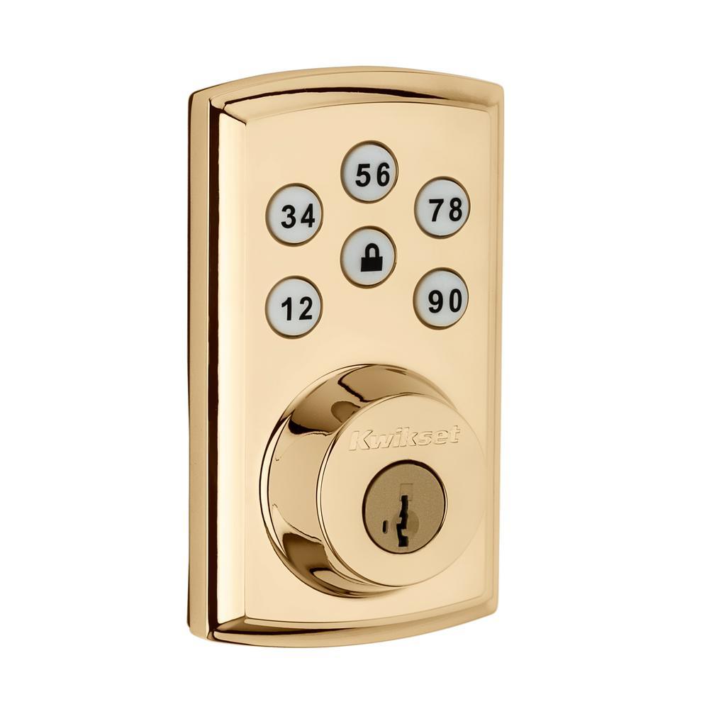 Z-Wave SmartCode 888 Satin Nickel Single Cylinder Electronic Deadbolt Featuring SmartKey Security - Super Arbor