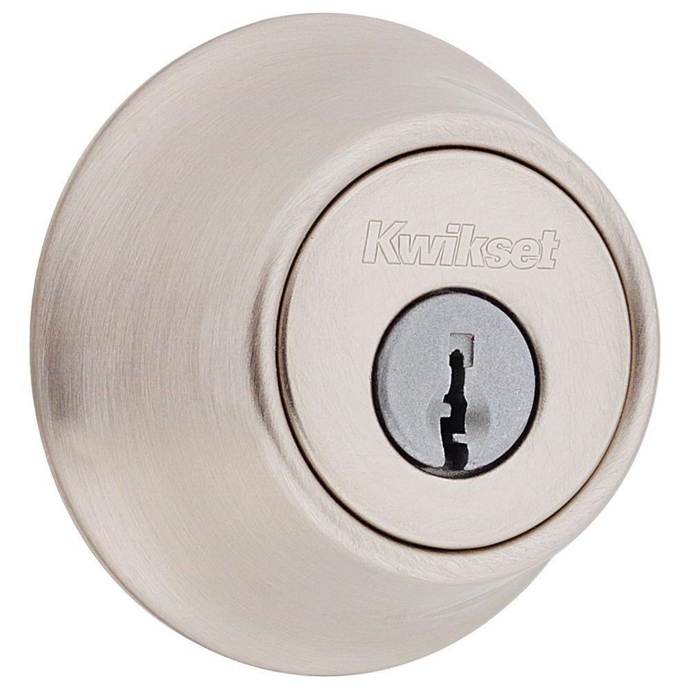 660 Series Satin Chrome Single Cylinder Deadbolt - Super Arbor