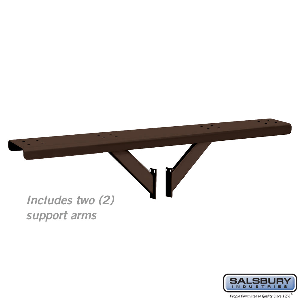 4-Wide Mailbox Spreader with Arms - Bronze