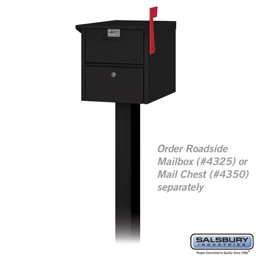 Standard Pedestal - In-Ground Mounted for Roadside Mailboxes, Mail Chests, and Package Drops