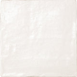 Apollo Tile (Sample) Duchess White 4-in x 4-in Glossy Ceramic Wall Tile