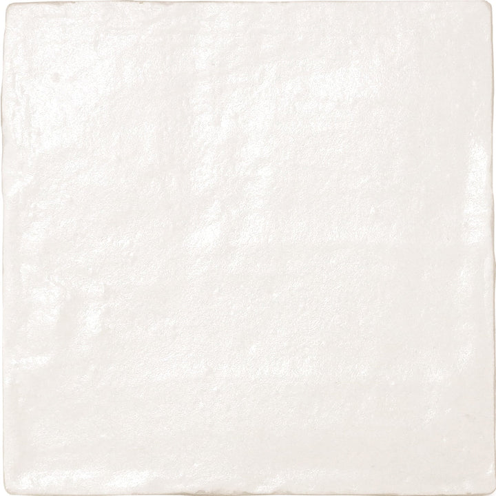 Apollo Tile (Sample) Duchess White 4-in x 4-in Glossy Ceramic Wall Tile
