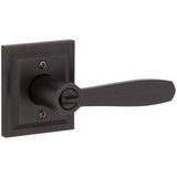 Torrey Venetian Bronze Low Profile Rose Keyed Entry Door Lever Featuring SmartKey Security - Super Arbor