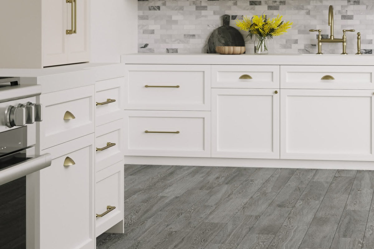 Satori Sedona Silver Oak 6-in x 36-in Matte Porcelain Wood Look Floor Tile