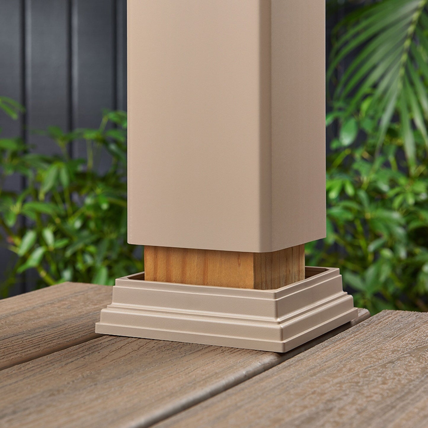 Trex 4-in x 4-in Rope Swing Composite Deck Post Base Trim