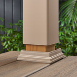 Trex 4-in x 4-in Rope Swing Composite Deck Post Base Trim