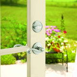 Kwikset Lido Satin Nickel Smartkey Single-Cylinder Deadbolt Universal Keyed Entry Door Handle Combo Pack (1 Handle and 1 Deadbolt)