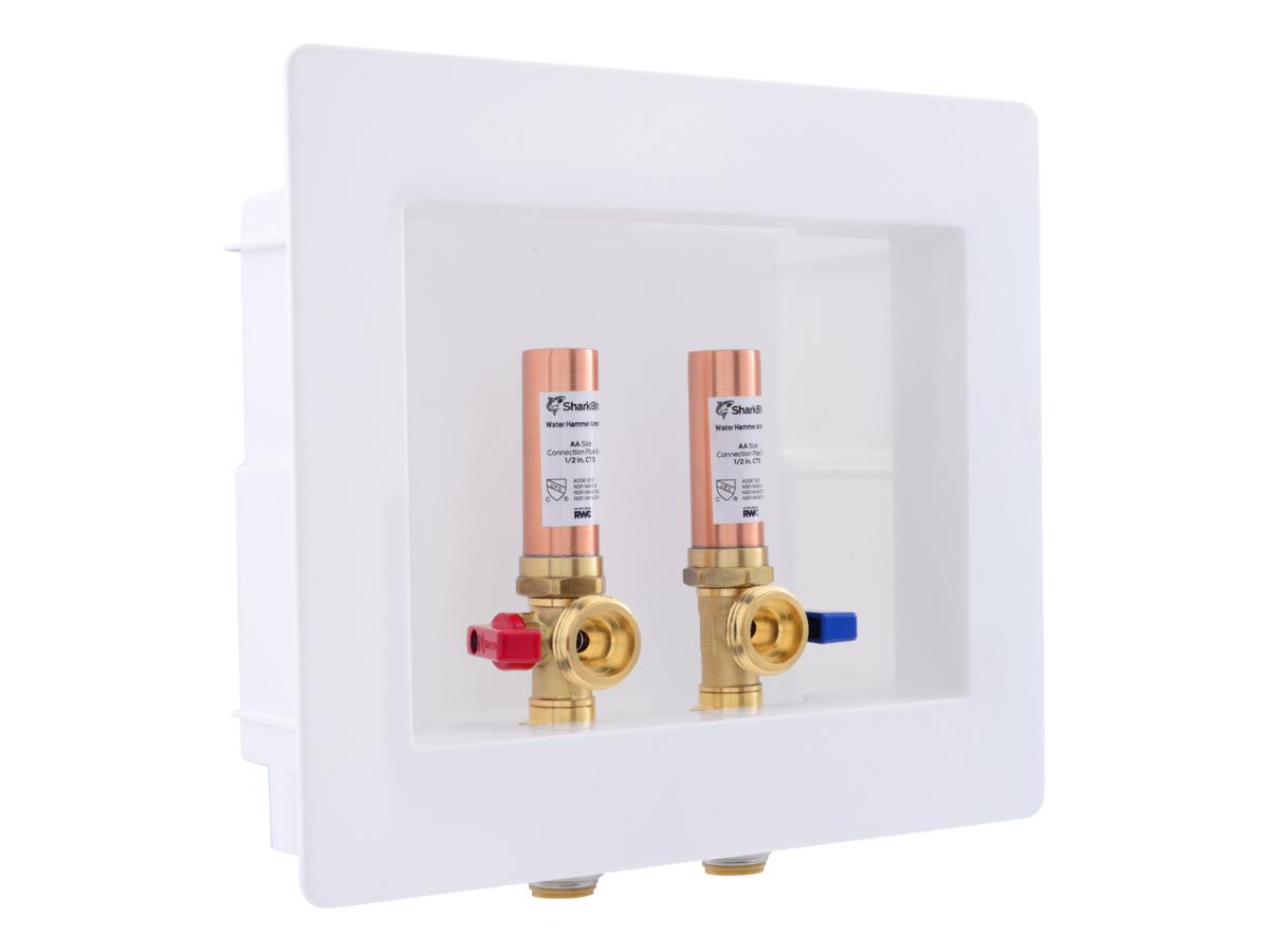 SharkBite Quarter Turn Ball Valve Push-to-Connect Washing Machine Outlet Box