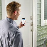 Century Satin Nickel Sense Smart Door Lock and Wi-fi Adapter Bundle - Super Arbor