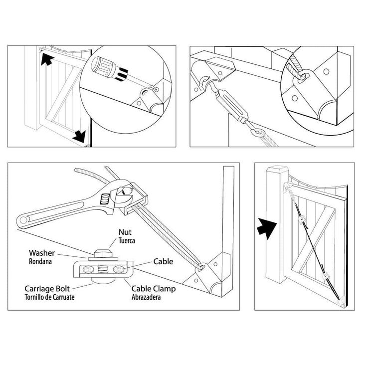 Everbilt Zinc-Plated Anti-Sag Gate Kit