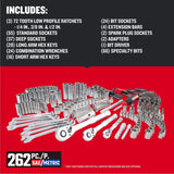 Craftsman Versastack 262-Piece Mechanics Tool Set - Metric & SAE