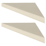 Corner Shelf in Dove White (2-Pack) - Super Arbor