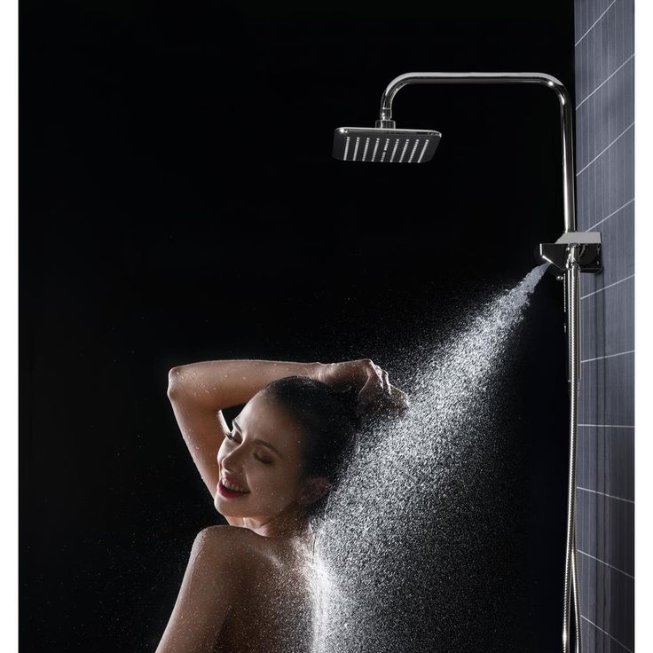 5-spray 12 in. Dual Shower Head and Handheld Shower Head with Body spray in Chrome