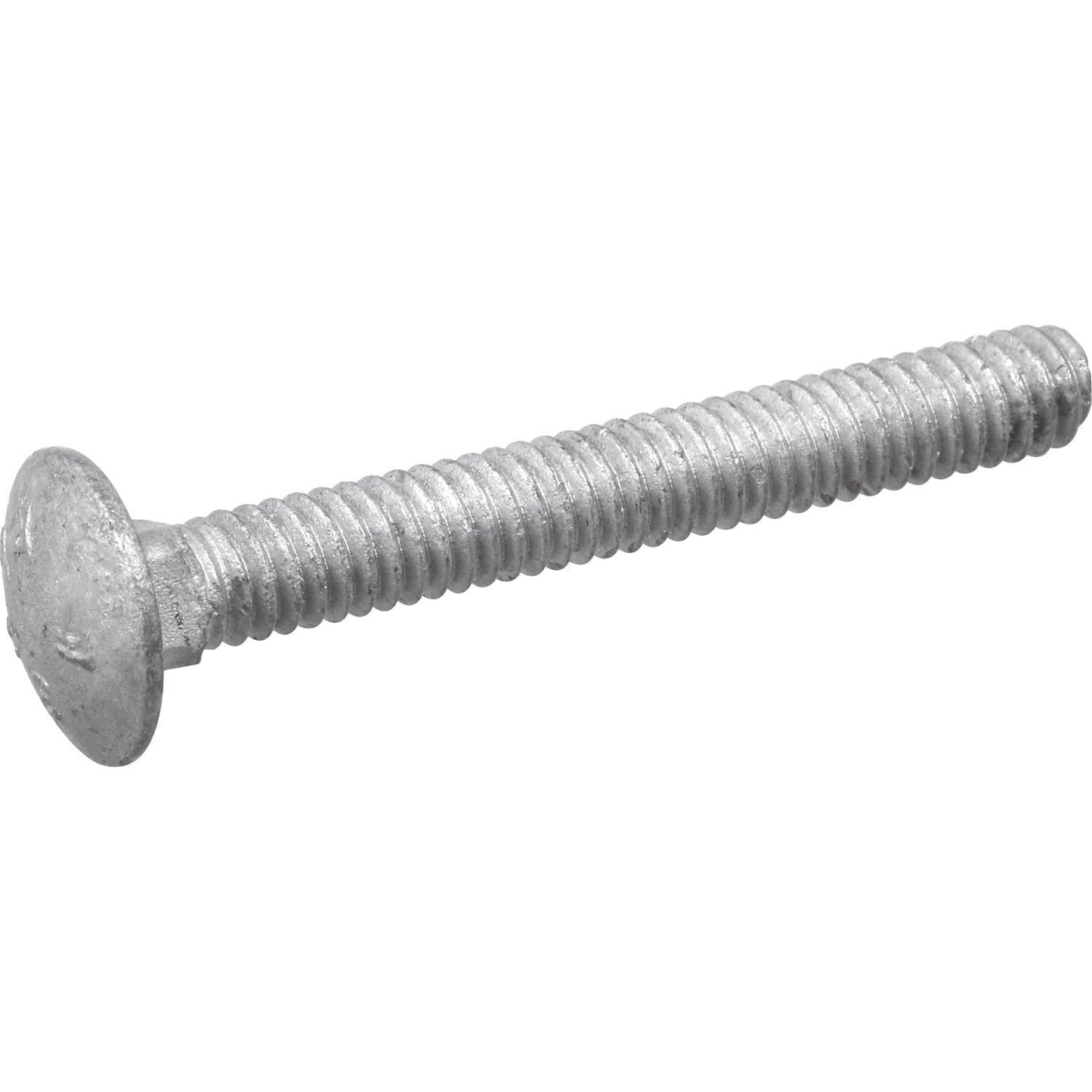 Hillman 1/4 in. x 2 in. Hot-Dipped Galvanized Steel Carriage Bolts, 100-Pack