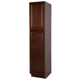Benton Assembled 18x84x24 in. Pantry Cabinet with Adjustable Shelves in Amber - Super Arbor