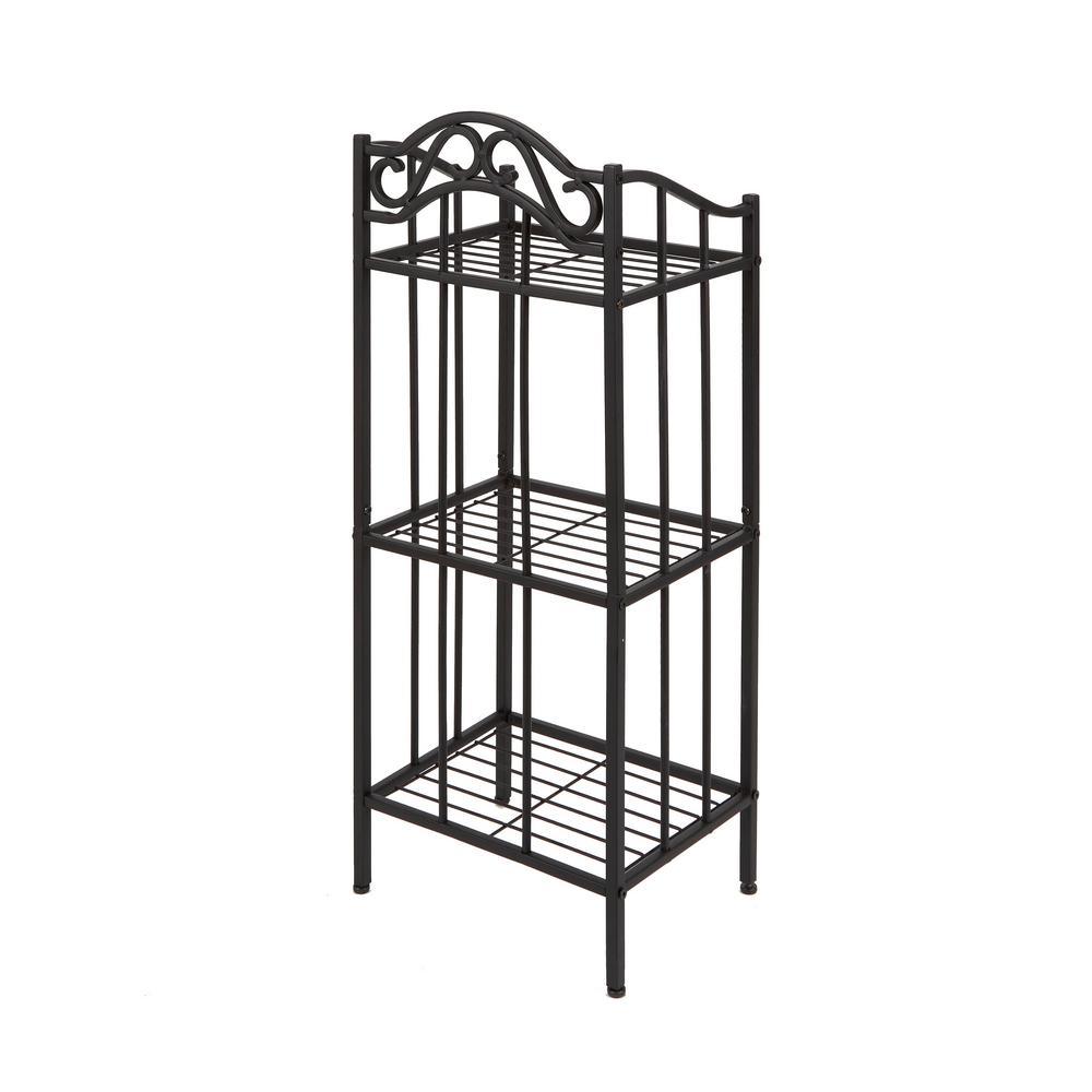 Collins 14.50 in. W Metal Bathroom Floor Shelf - Super Arbor