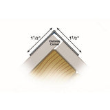 8 ft. Vinyl Composite Big Stick Corner Bead - Super Arbor