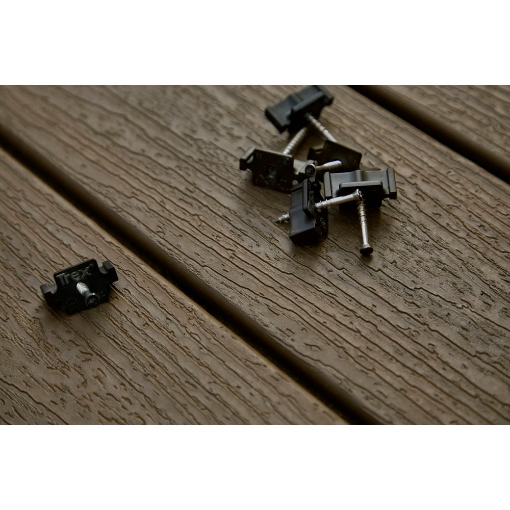 Trex Hideaway 1-in Black Hidden Deck Fastener (36-Pack)