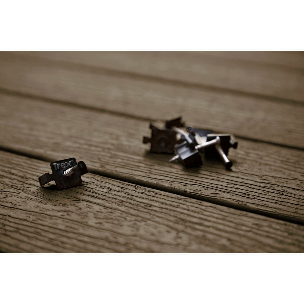 Trex Hideaway 1-in Black Hidden Deck Fastener (36-Pack)