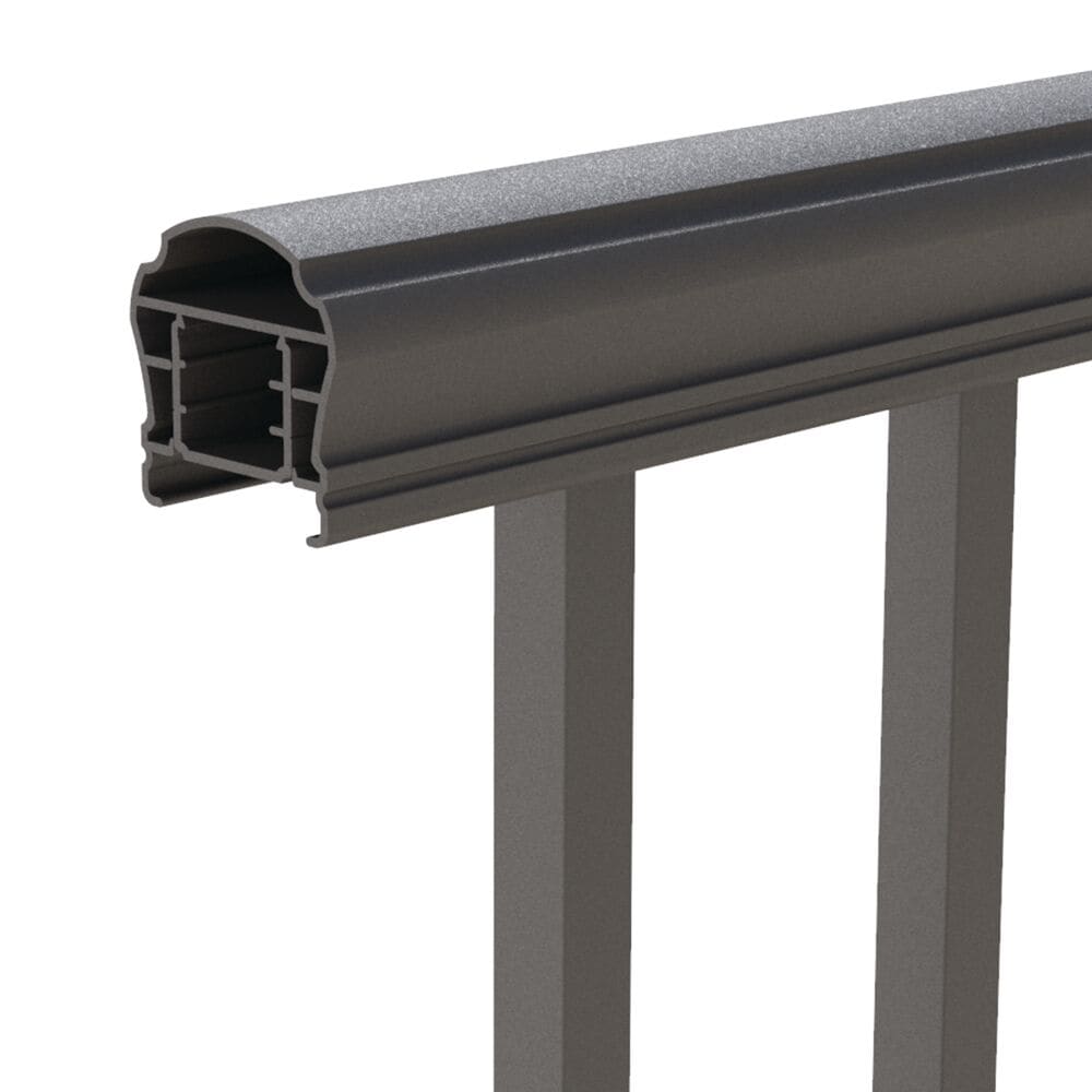 Freedom VersaRail Cambridge 6-ft x 36-in Matte Bronze Aluminum Deck Stair Rail Kit