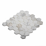 Apollo Tile Gray 12-in x 12-in Honed Natural Stone Marble Honeycomb Marble Look Floor and Wall Tile (4.83-sq. ft/ Carton)