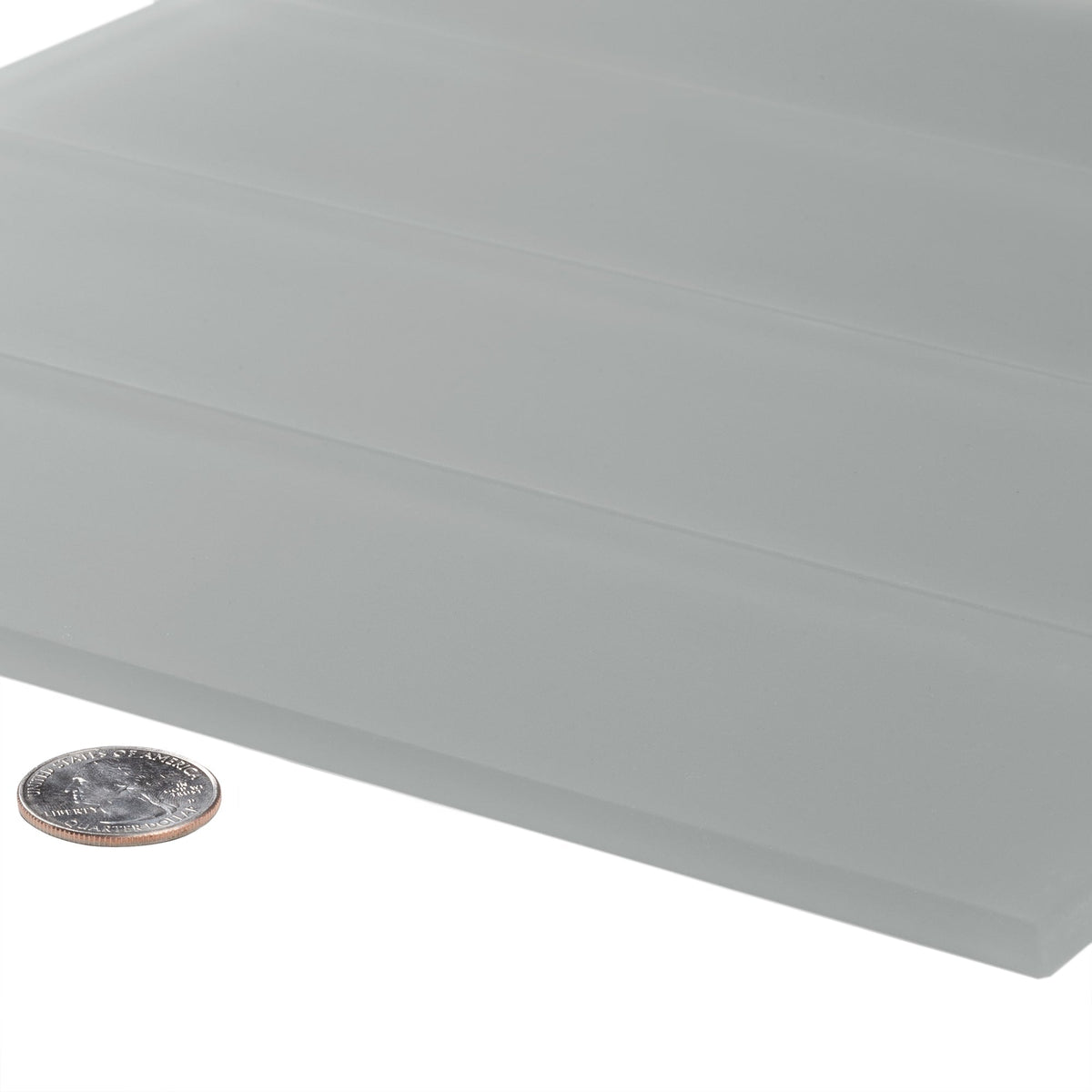 Apollo Tile (Sample) Blue 3-in x 12-in Matte Glass Brick Subway Floor and Wall Tile