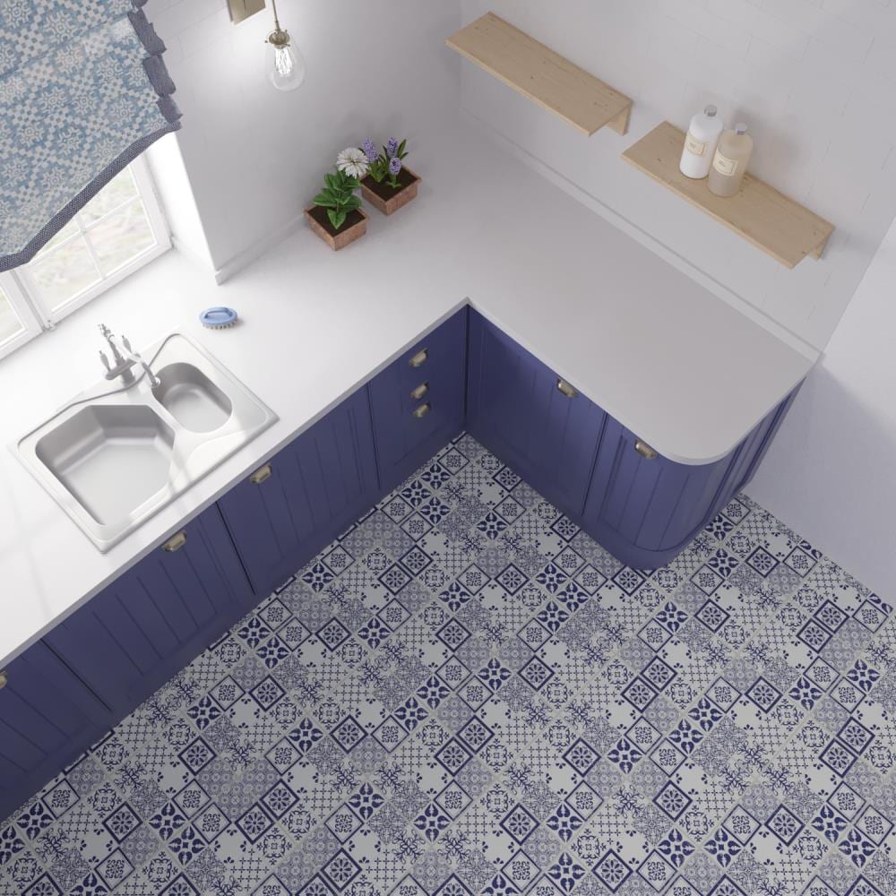 Lucida USA BaseCore Sardinian 12-in x 12-in Waterproof Peel and Stick Luxury Flooring (36-sq ft)