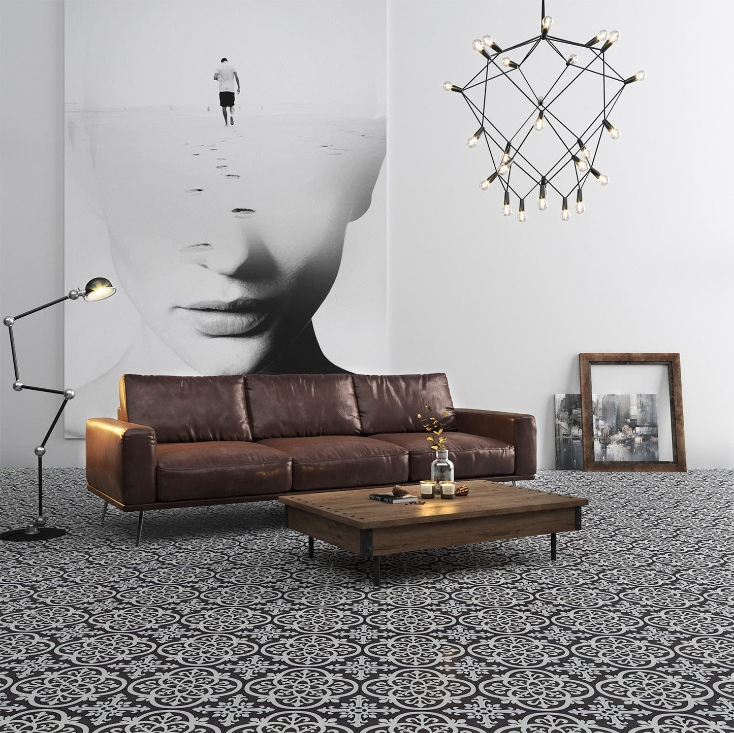 Lucida USA BaseCore Florentine 12-in x 12-in Waterproof Peel and Stick Luxury Flooring (36-sq ft)