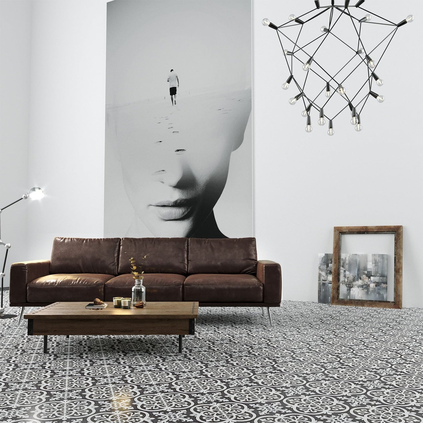 Lucida USA BaseCore Florentine 12-in x 12-in Waterproof Peel and Stick Luxury Flooring (36-sq ft)