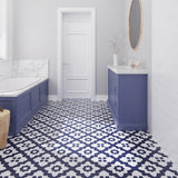 Lucida USA Milani Multiple Colors/Finishes Patterned Look 12-mil x 12-in W x 12-in L Waterproof Peel and Stick Vinyl Tile Flooring (36-sq ft/ Carton)