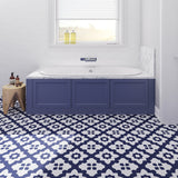 Lucida USA Milani Multiple Colors/Finishes Patterned Look 12-mil x 12-in W x 12-in L Waterproof Peel and Stick Vinyl Tile Flooring (36-sq ft/ Carton)