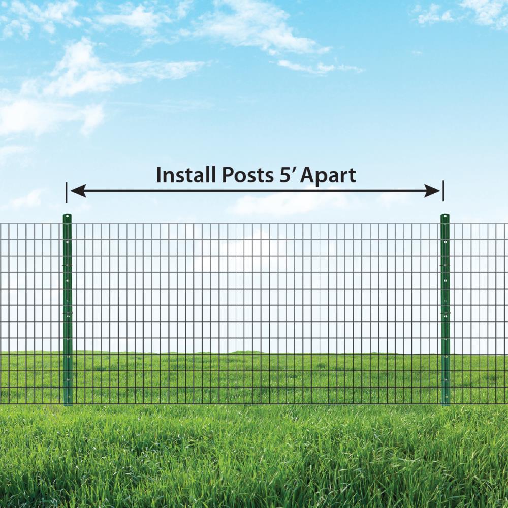 GARDEN CRAFT Powder-coated Steel U-post For Garden Fence