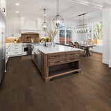 allen + roth Hickory Provincial hardwood flooring — lifestyle view
