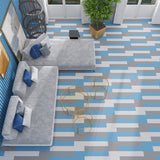 Lucida USA MonoCore Taffy Blue 22-mil x 5-4/5-in W x 36-in L Waterproof Interlocking Luxury Vinyl Plank Flooring (13-sq ft/ Carton)