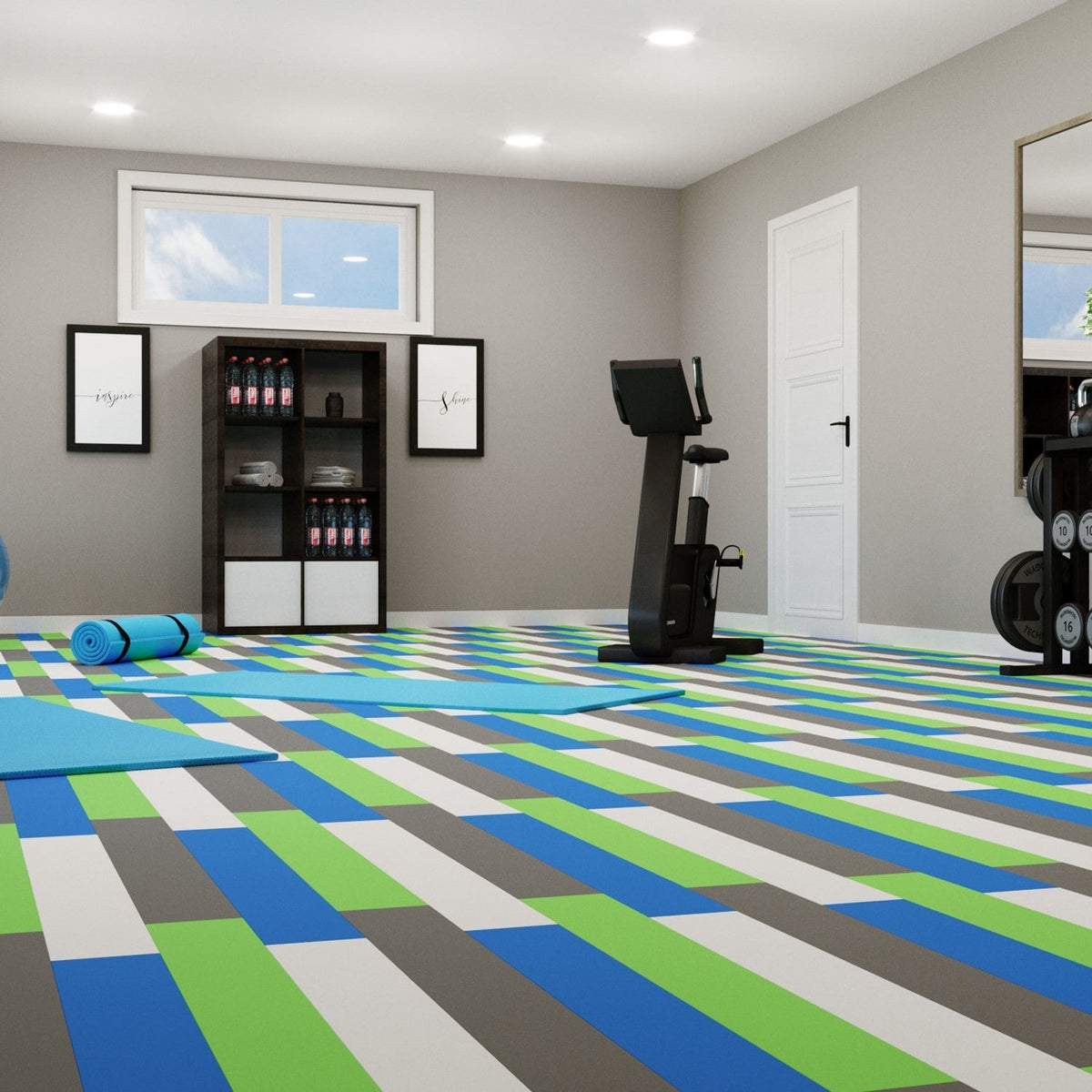 Lucida USA MonoCore Bilberry Blue 22-mil x 5-4/5-in W x 36-in L Waterproof Interlocking Luxury Vinyl Plank Flooring (13-sq ft/ Carton)