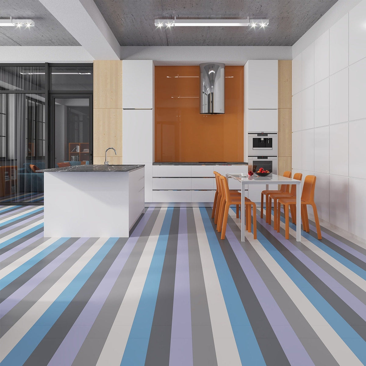 Lucida USA MonoCore Taffy Blue 22-mil x 5-4/5-in W x 36-in L Waterproof Interlocking Luxury Vinyl Plank Flooring (13-sq ft/ Carton)