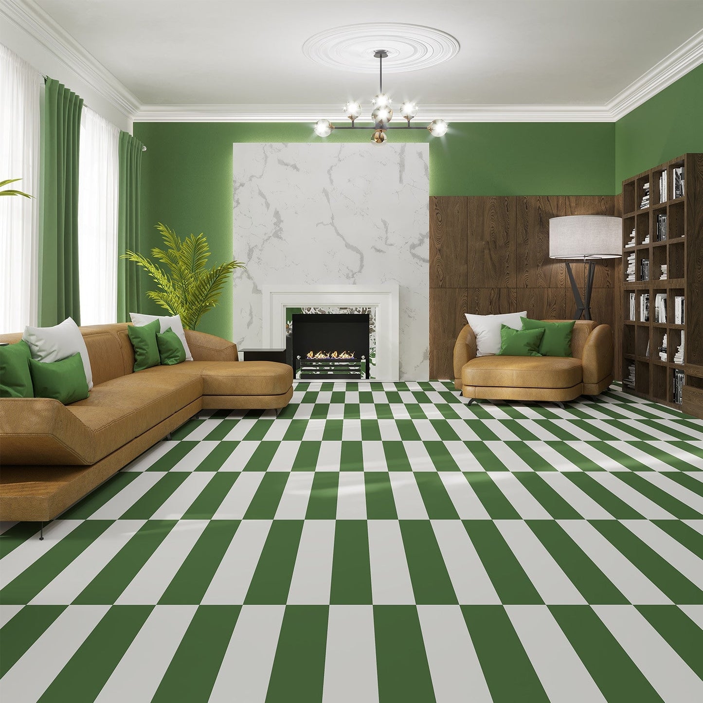 Lucida USA MonoCore Chimichurri 5-4/5-in W x 36-in L x 7-mm T Waterproof Interlocking Luxury Vinyl Plank Flooring, 22-mil Wear Layer (13-sq ft/carton)