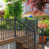Freedom 2.5-in x 2.5-in x 4-ft Matte Bronze Aluminum Deck Post