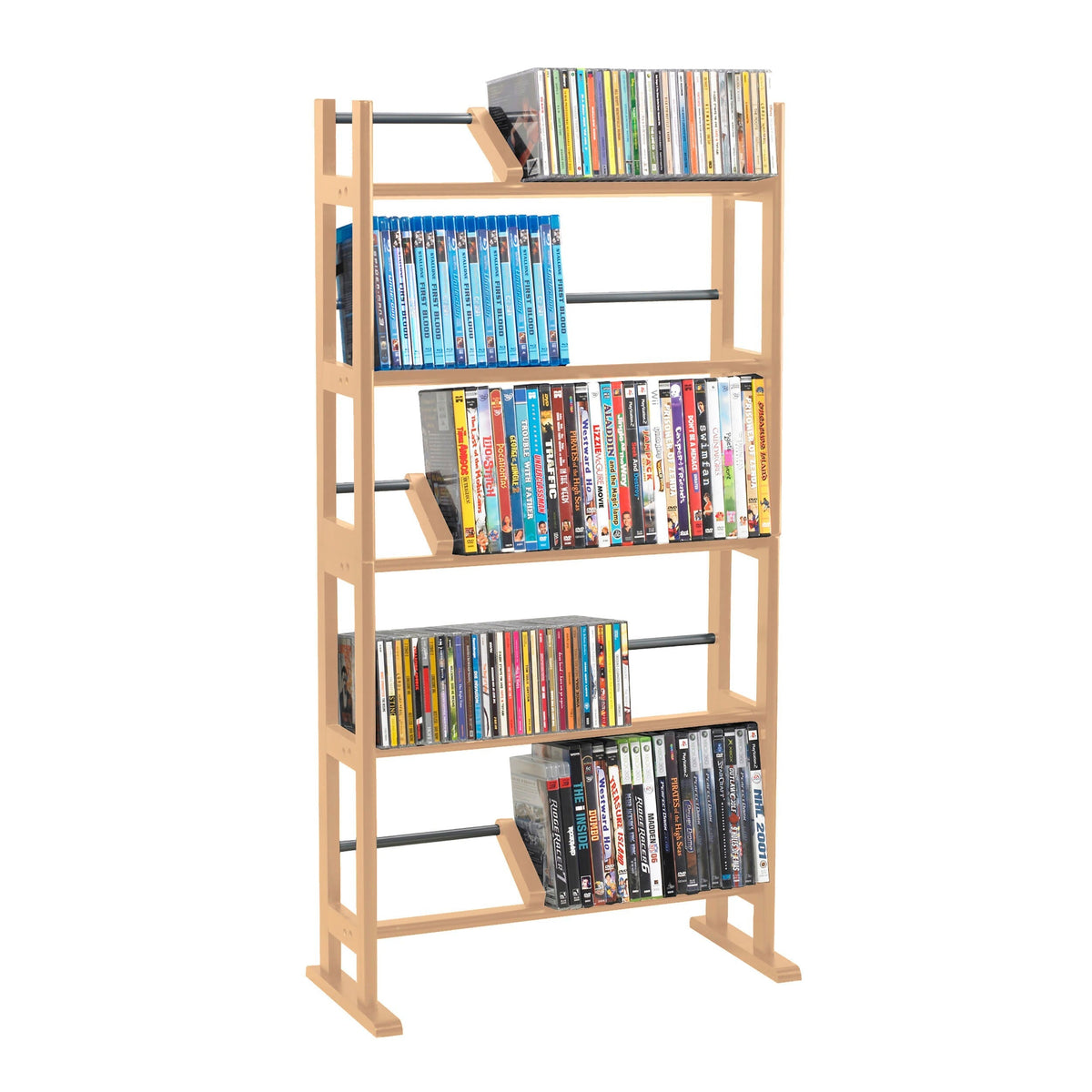 Atlantic Maple Traditional Wood Media Cabinet