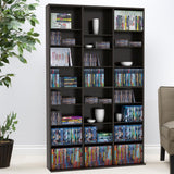 Atlantic Espresso Traditional Wood Media Cabinet