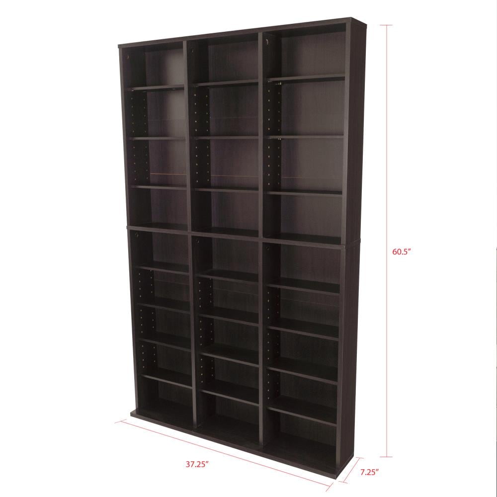 Atlantic Espresso Traditional Wood Media Cabinet