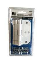 Everbilt 3-1/2 in. White Security Door Hinge, 5/8 in. Radius (3-Pack)