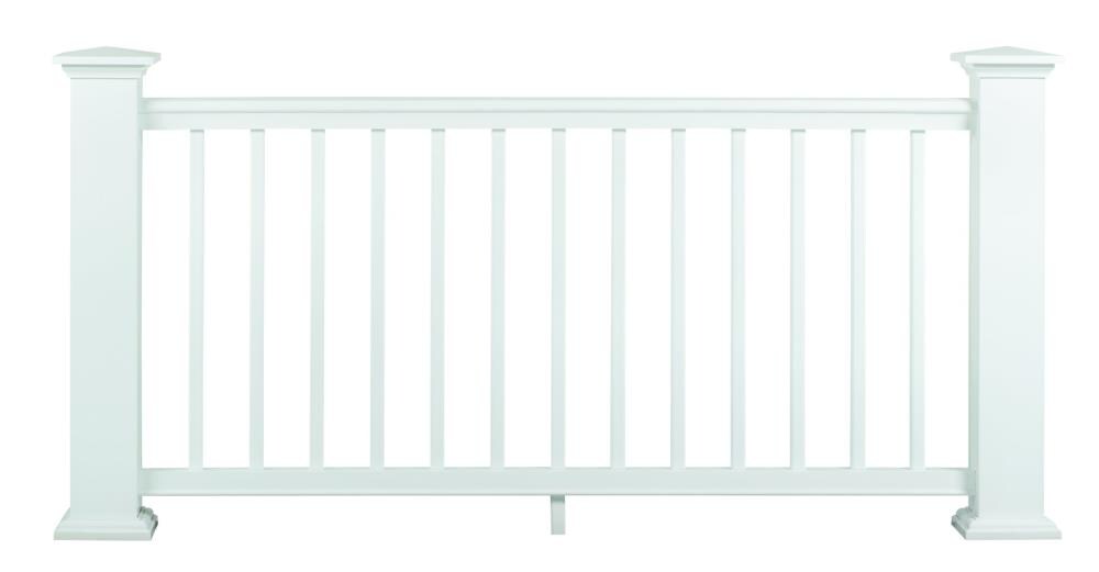 TimberTech Classic Composite Trademark 5.-ft L x 3.5-in W x 2.-in H White Composite Deck Rail