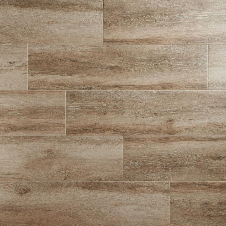 Artmore Tile Blackthorn Roble 9-in x 36-in Matte Porcelain Wood look Floor and Wall Tile product image