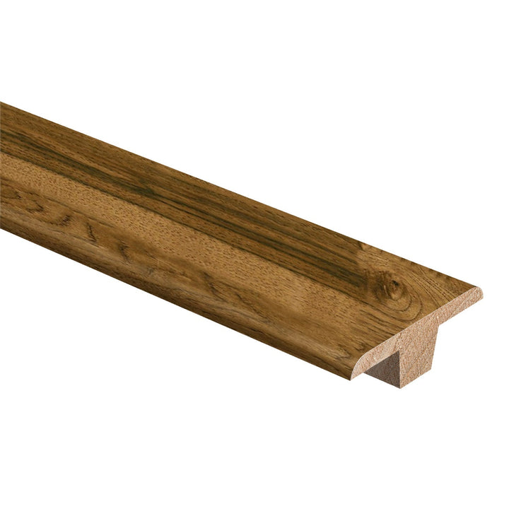 Zamma Golden Hickory 0.375-in T x 1.75-in W x 94-in L Wood Floor T-moulding
