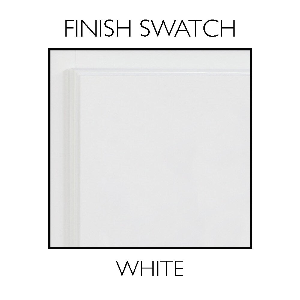 Design House Concord 16-in x 26-in Surface Mount White Mirrored Medicine Cabinet