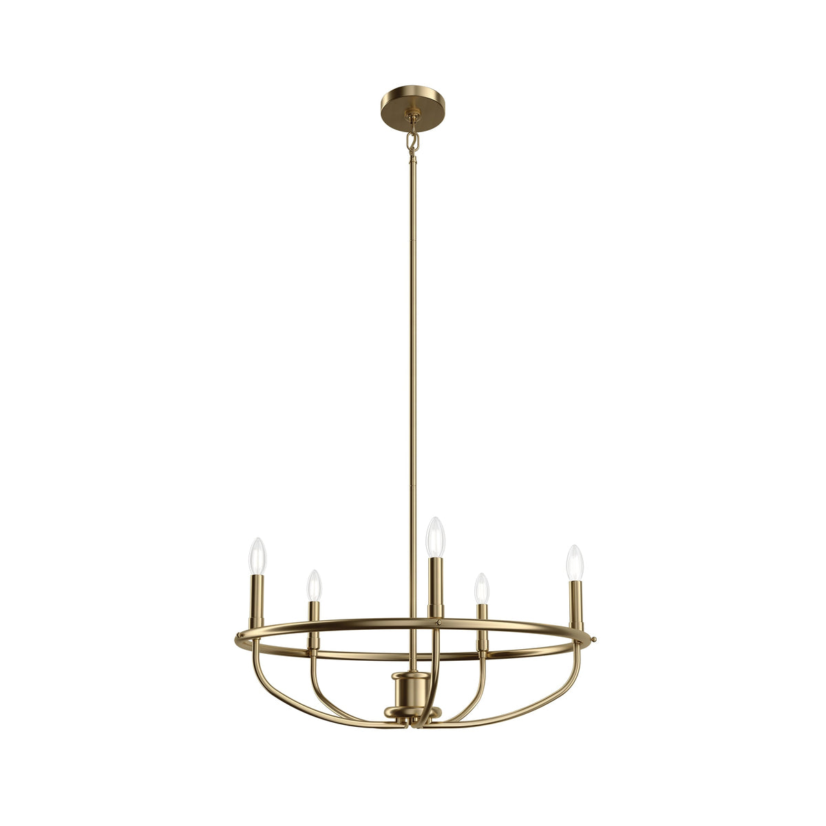Kichler Bethel 5-Light Bronze Modern/Contemporary Chandelier