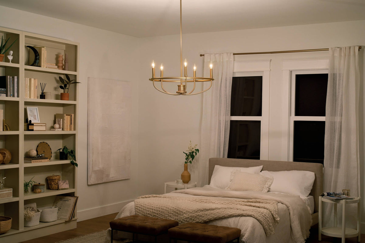 Kichler Bethel 5-Light Bronze Modern/Contemporary Chandelier